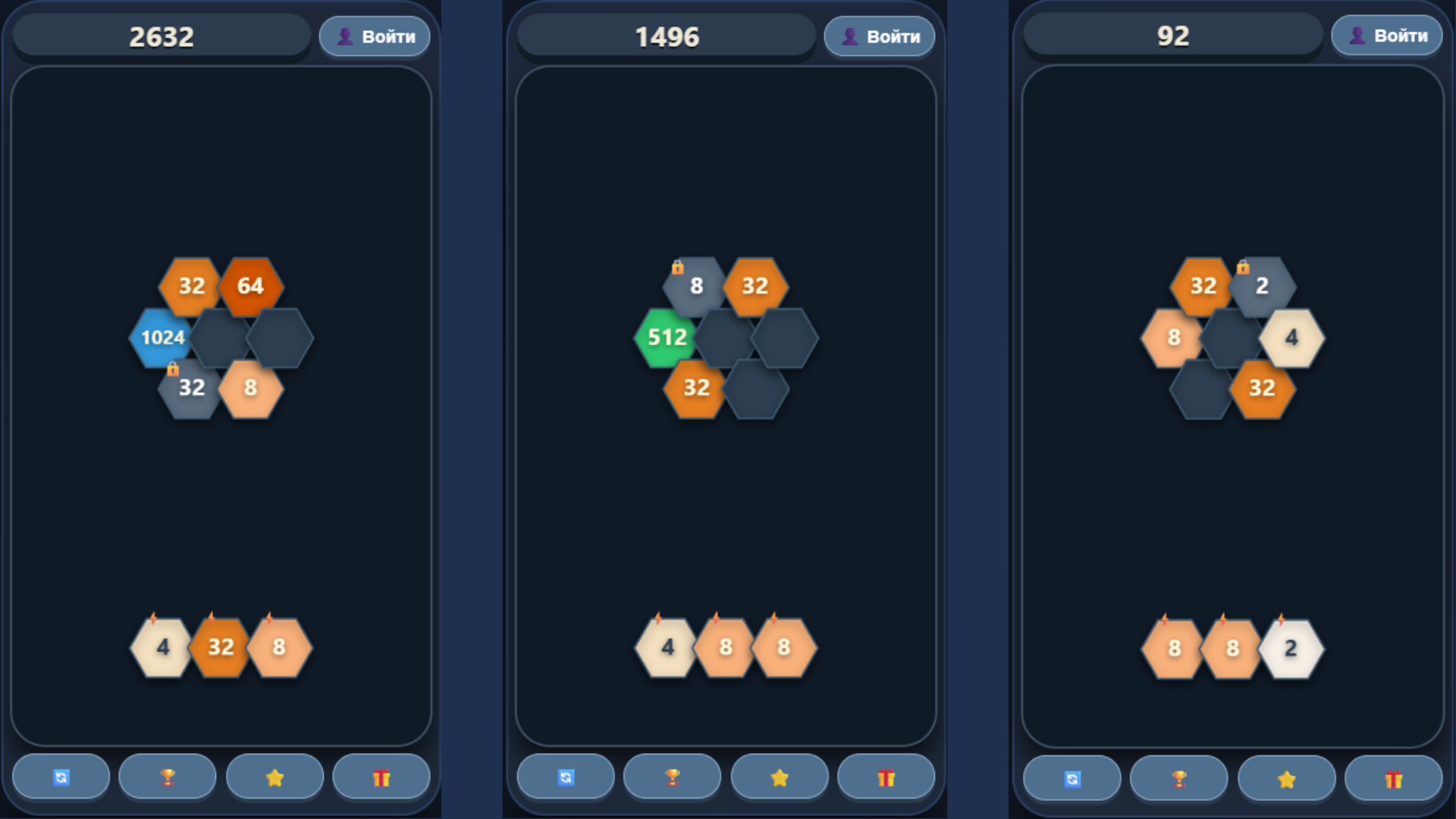Hexa 2048 Sort — скриншот 1