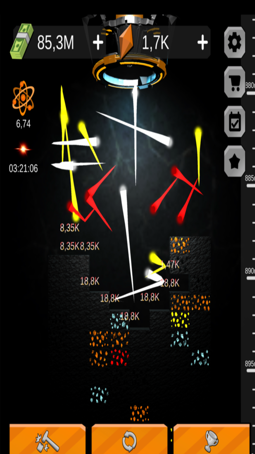 Laser Bounce Miner screenshot 3