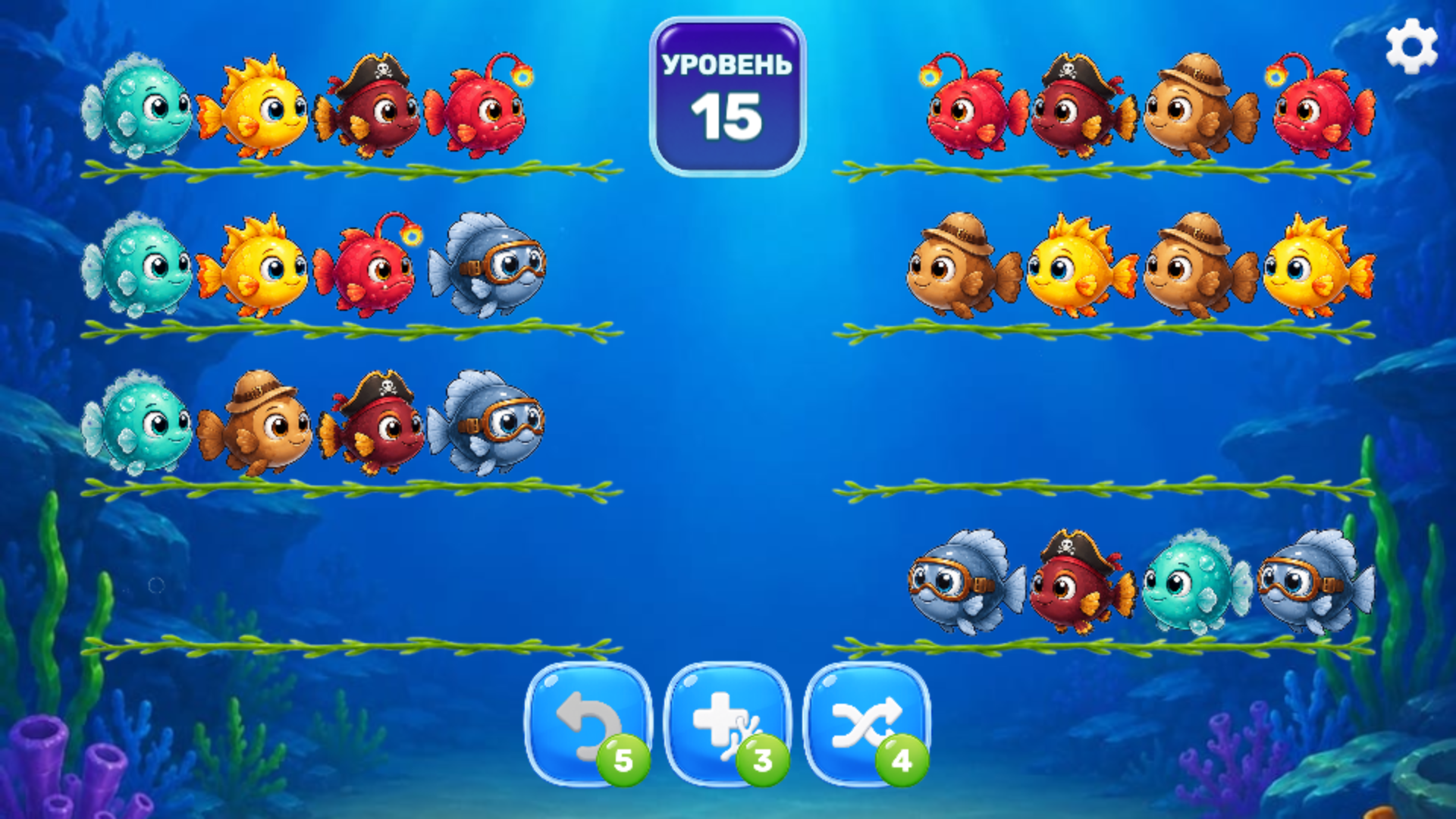 Рыбки по местам — screenshot 2