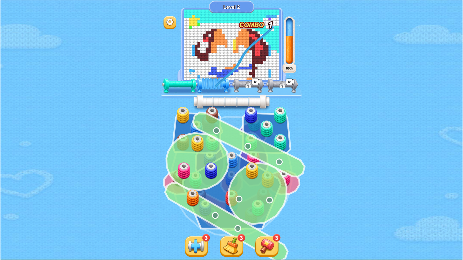 Cozy Loom: Yarn Sort — screenshot 2