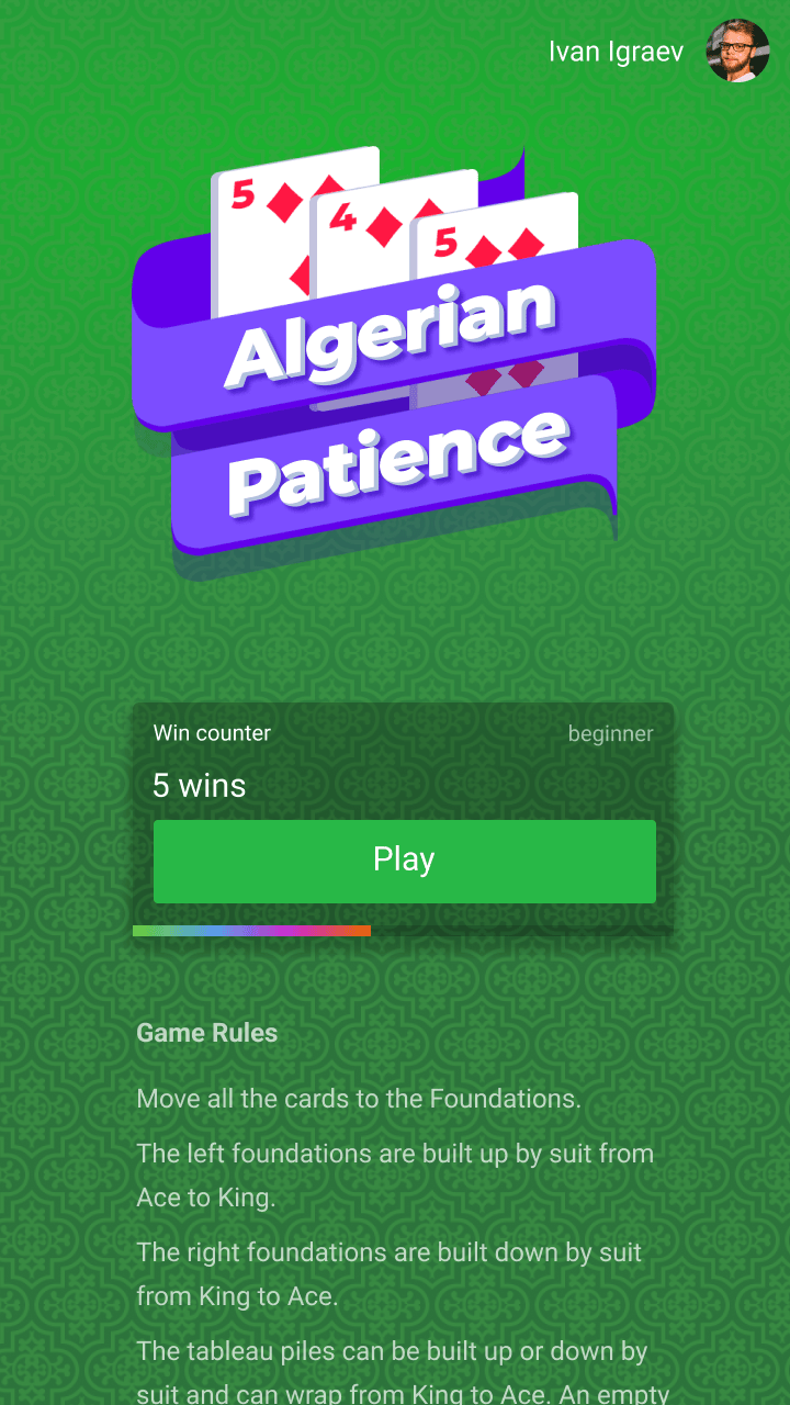 Algerian Patience screenshot 5