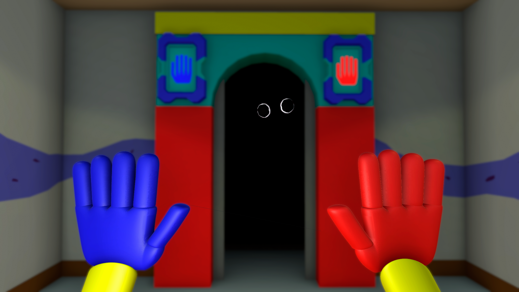 FNAF with Huggy Wuggy Poppy Playtime screenshot