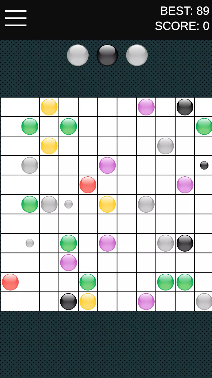 Lines of balls screenshot 3