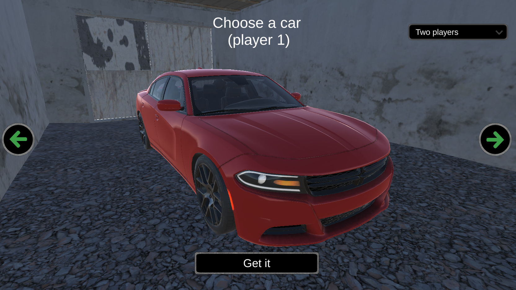 Racing for 2 players screenshot