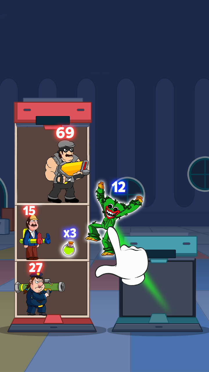Huggy: War Towers screenshot 5