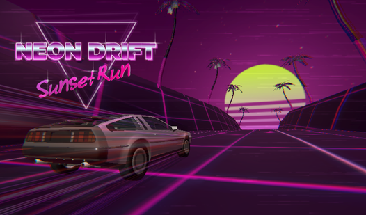 Neon drift - Sunset run