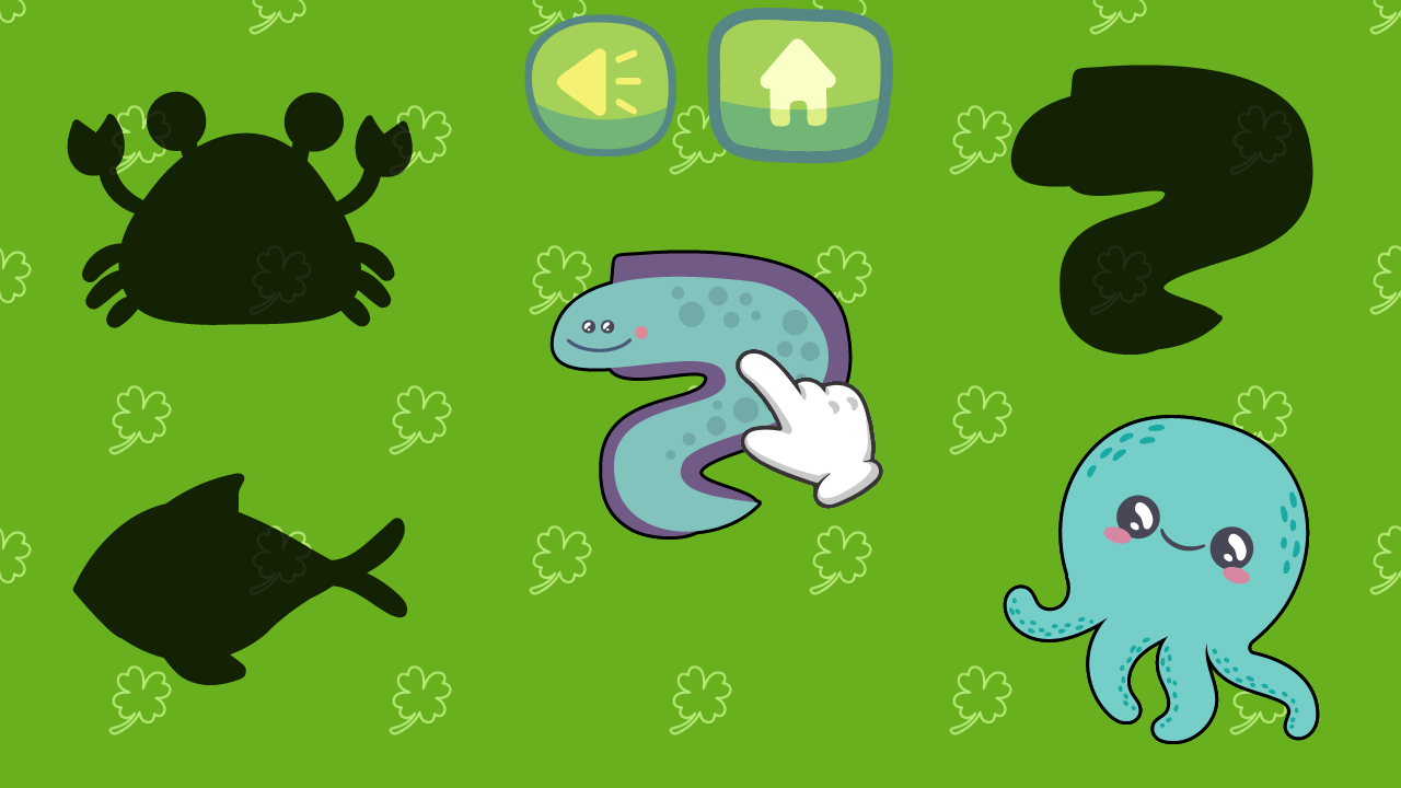 Kids' Puzzles: Find the Silhouette screenshot