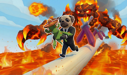 Hero vs. Lava: Obby Parkour
