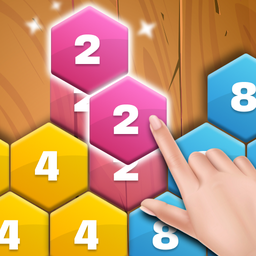 Шестиугольники: три в ряд