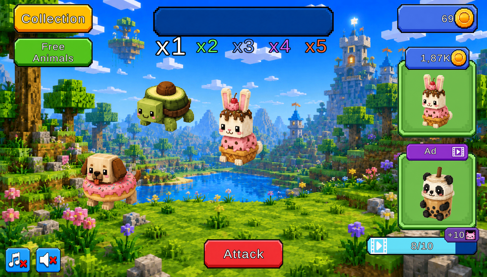 Tasty Clicker: Merge Animals — screenshot 4