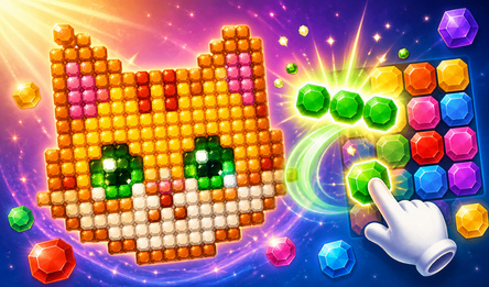 Jewel Coloring: Crystal Sorting
