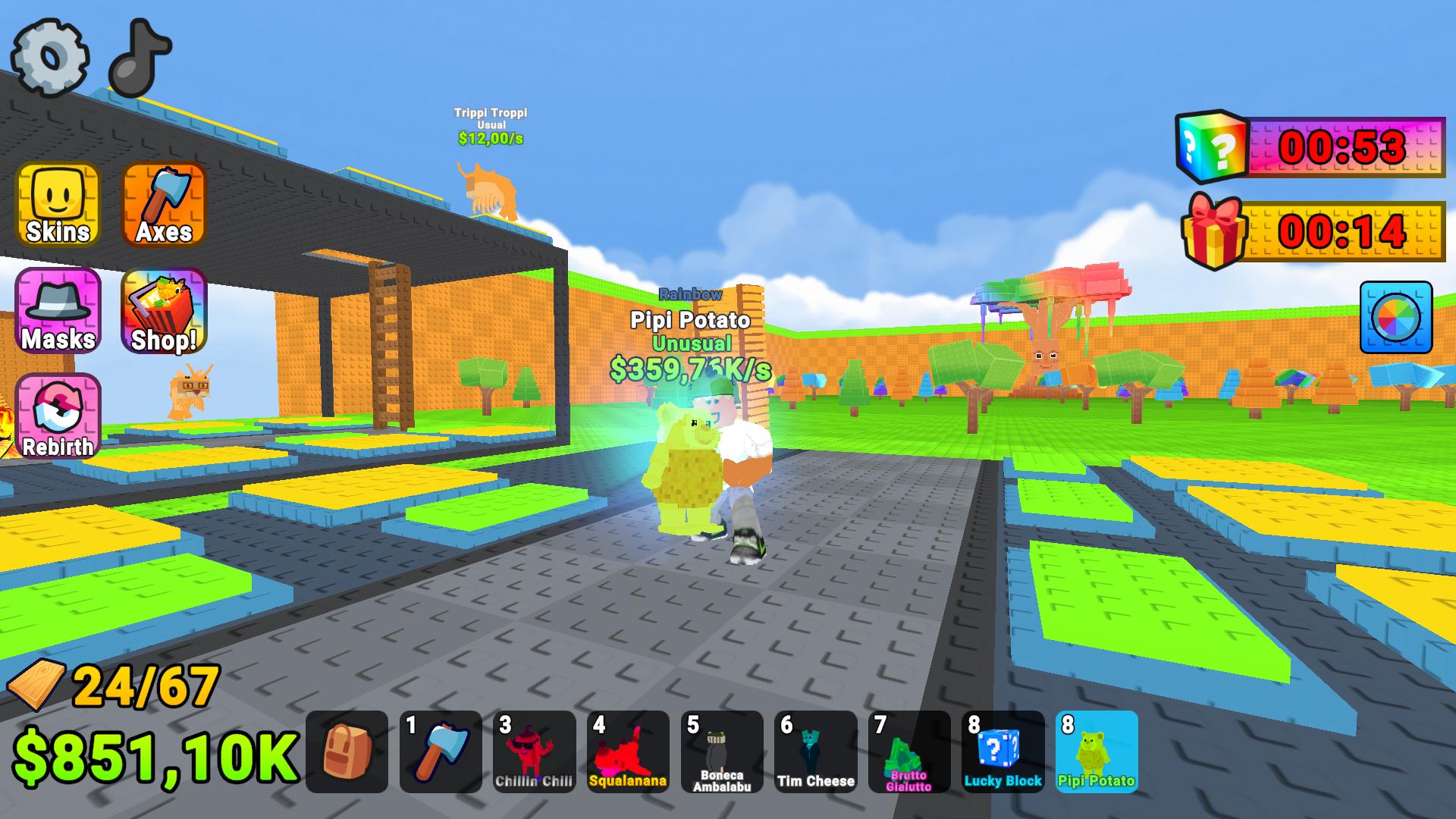 Obby: Build a Bridge for Brainrot — screenshot 9