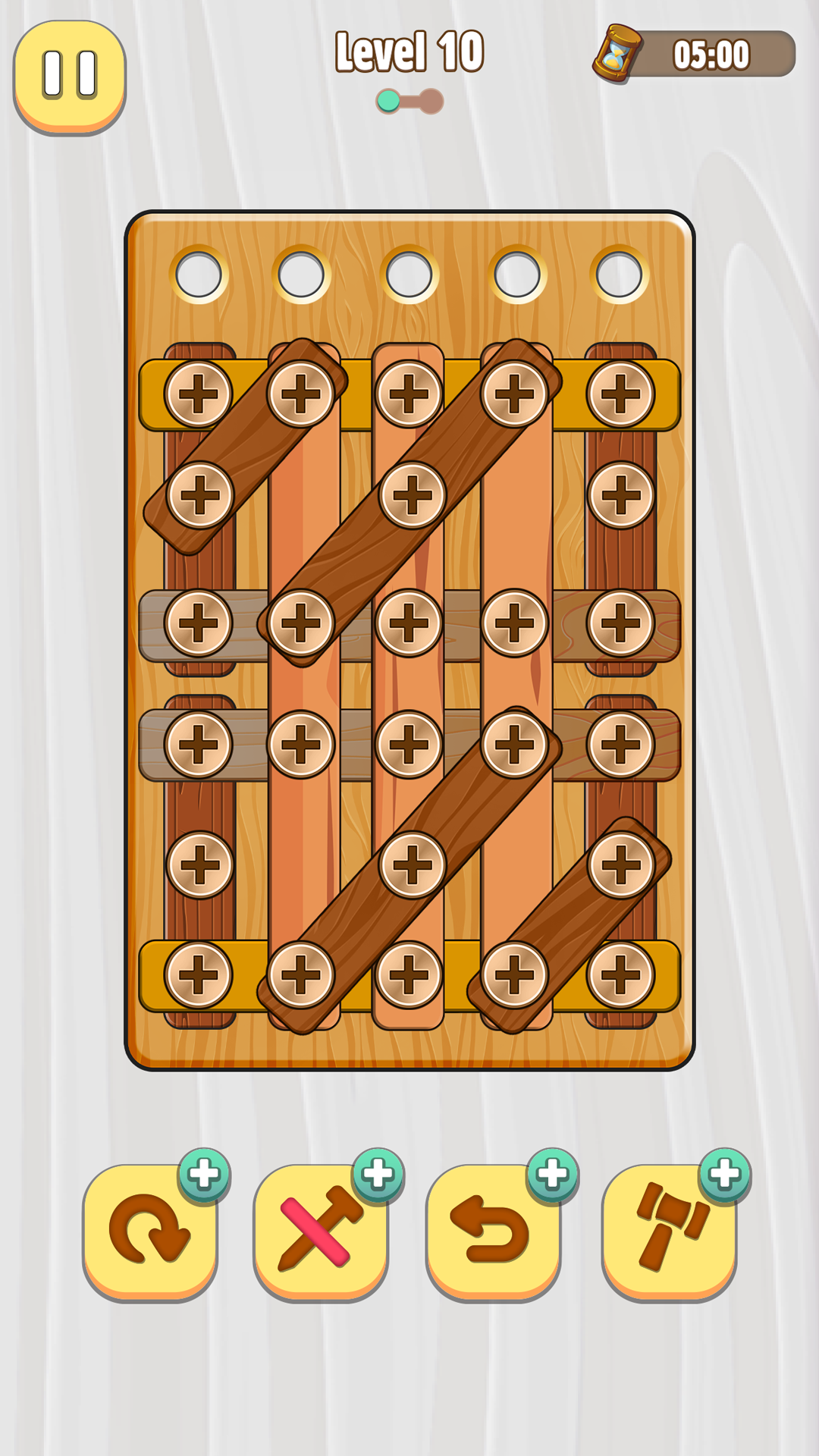 Puzzle! Wooden blocks, nuts and bolts! screenshot 12