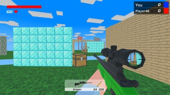 Block 3D Sniper Battle