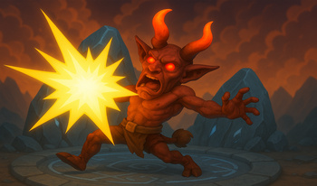 Defeat the little demon!