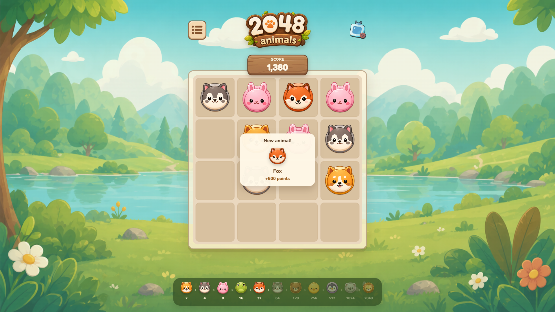 2048 Animals — screenshot 3