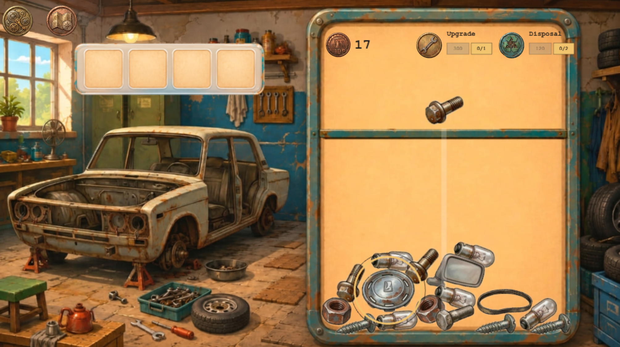 Connect the parts: Garage — screenshot 3