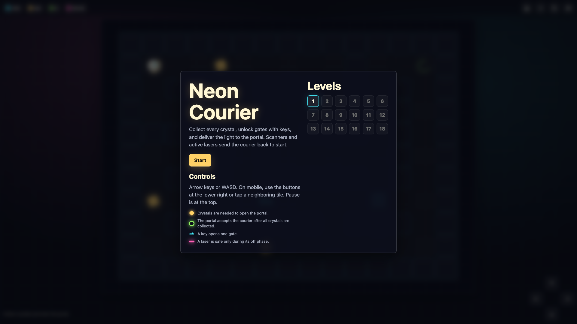 Neon Courier — screenshot 2