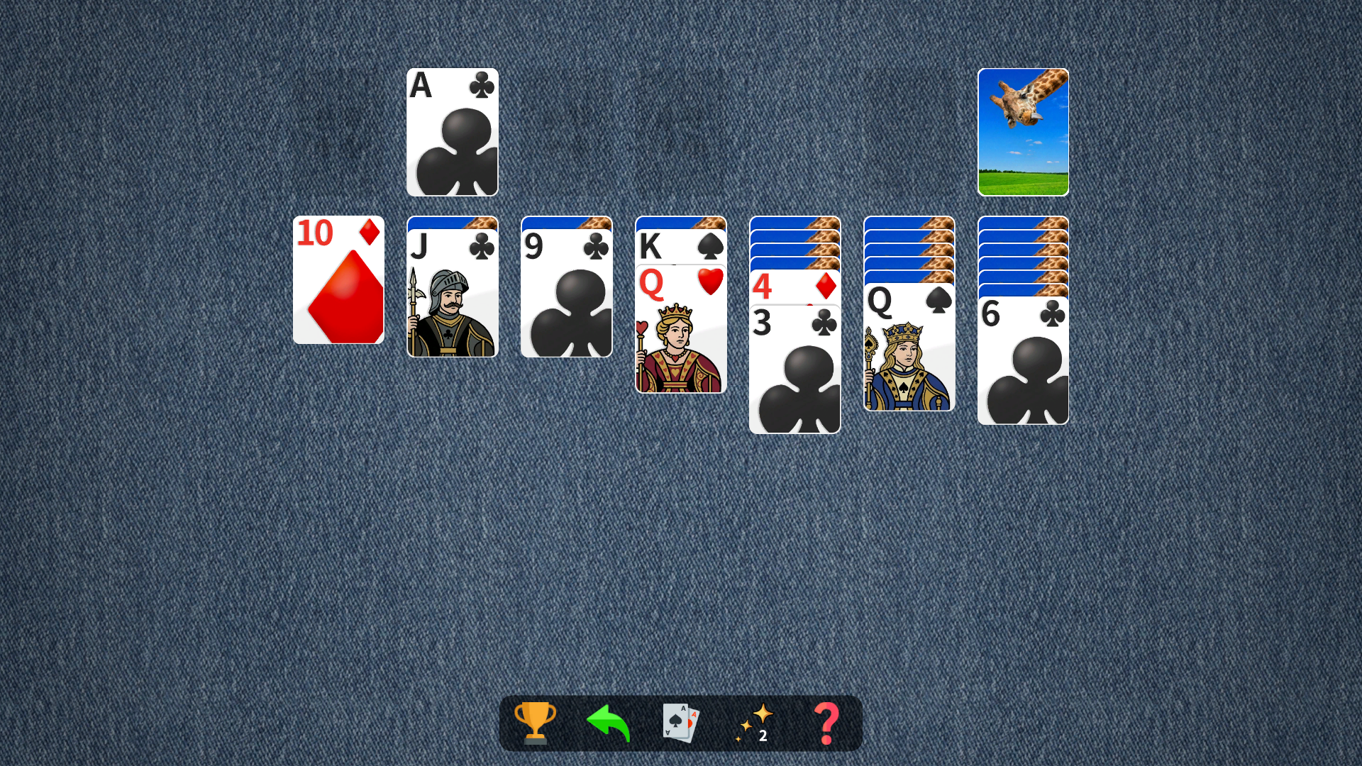 Klondike Solitaire Large Cards screenshot