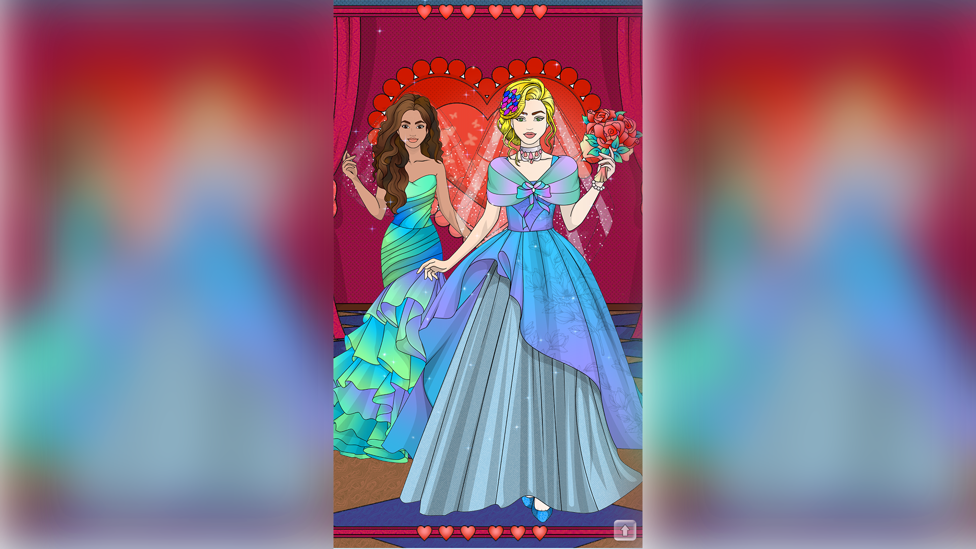 Wedding Coloring Dress Up screenshot