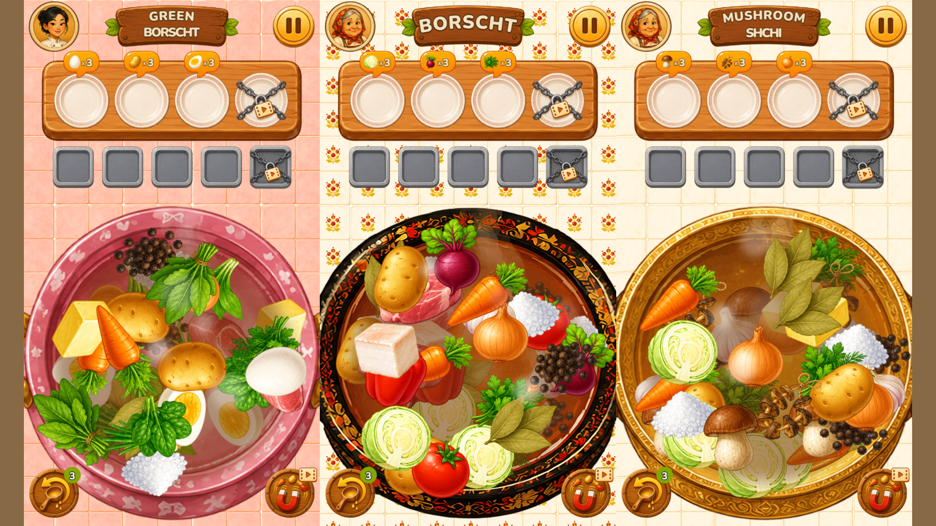 Cook Soups: 3 in a Bowl — screenshot 2