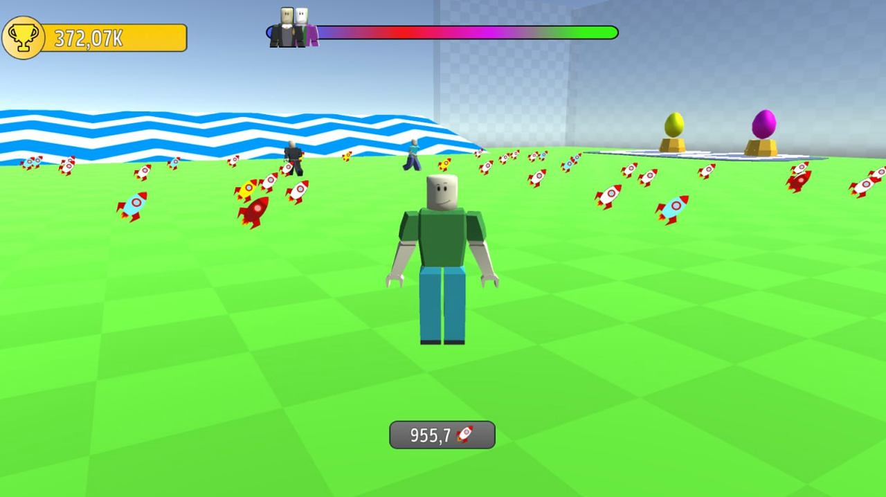 Obby: Flying race! screenshot