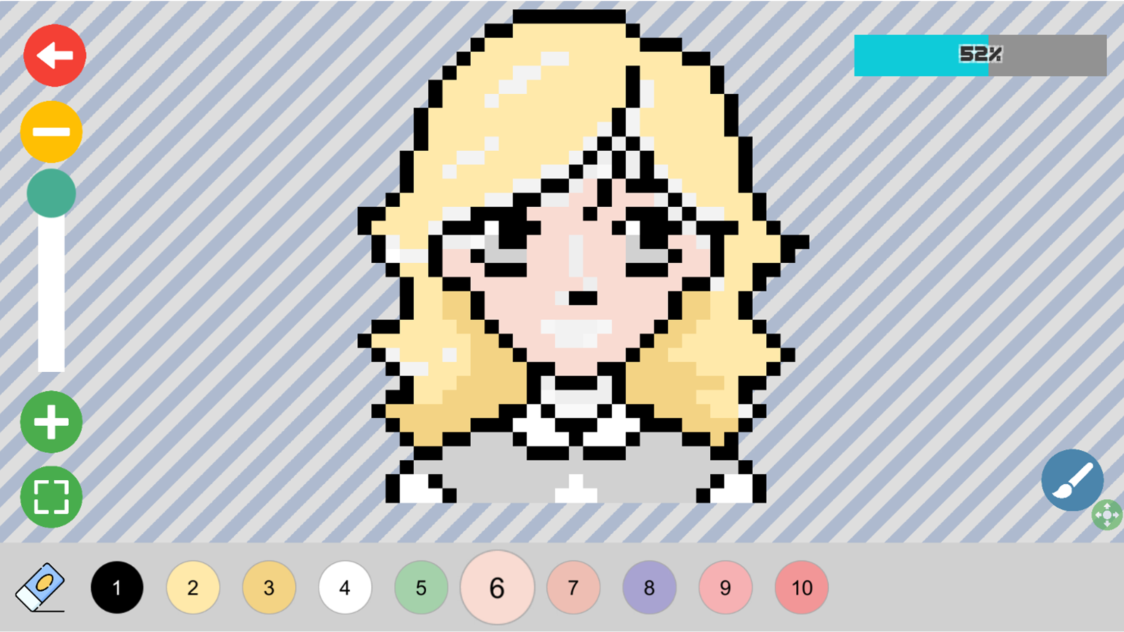 Color by number: Anime Girls screenshot