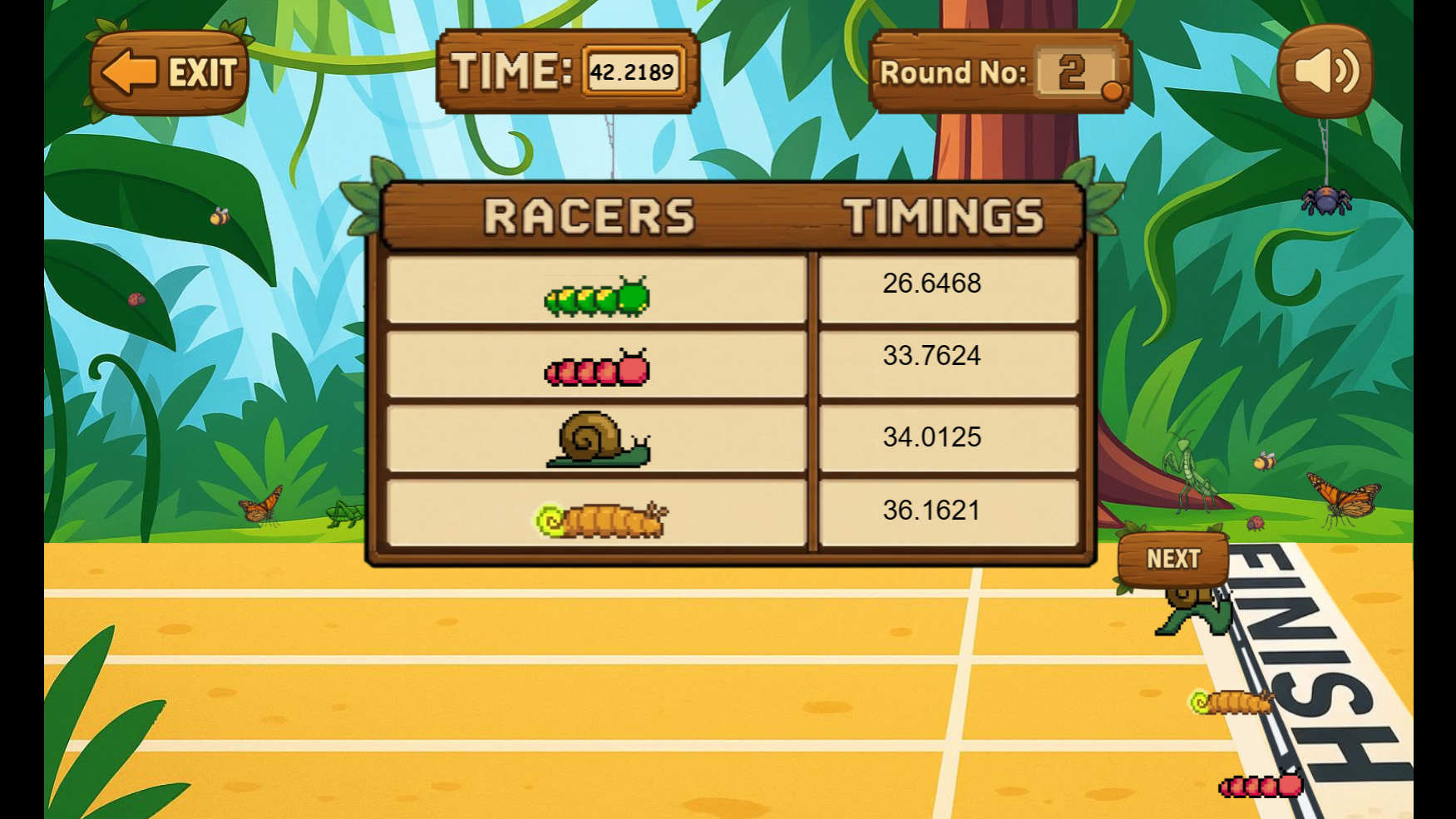 Wiggly Worm Race screenshot 2