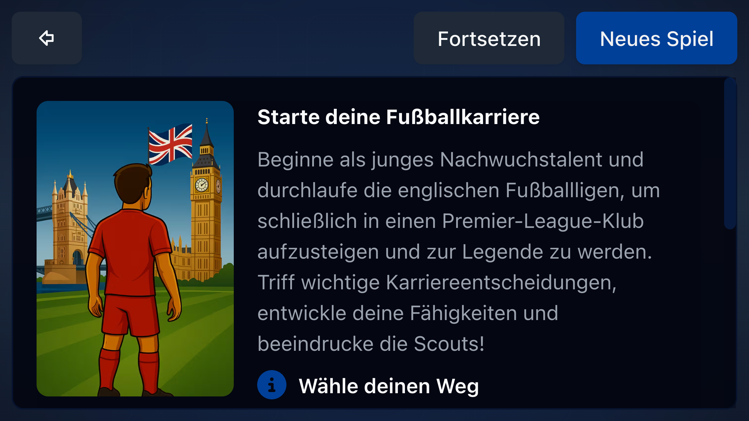 Football Career Simulator — screenshot 2