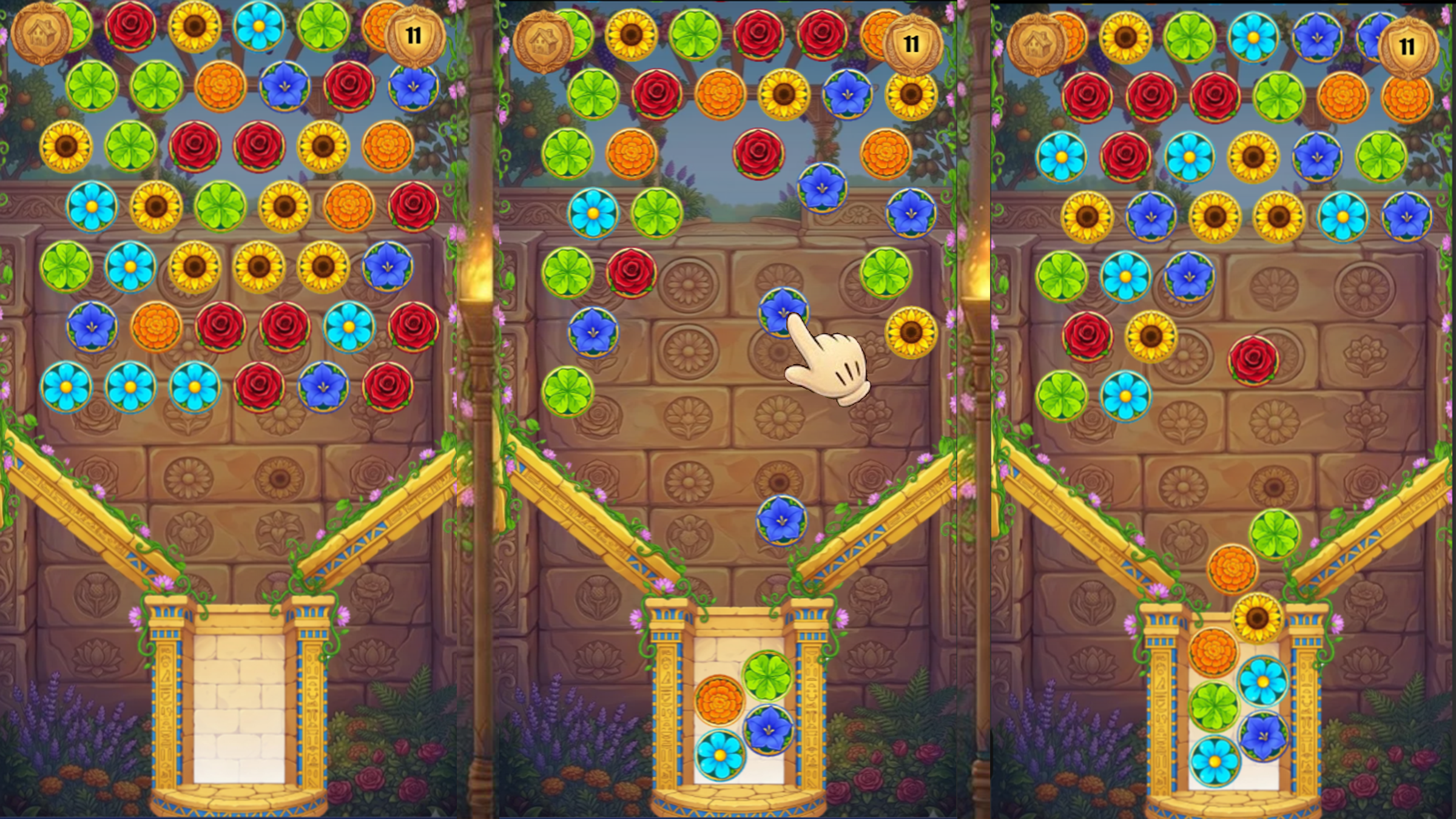 Flowers: Physics Merge & Clear — screenshot 4