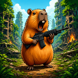 Capybaras with Guns 2