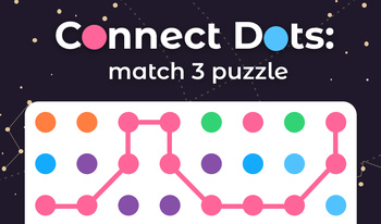 Connect dots: match 3 puzzle