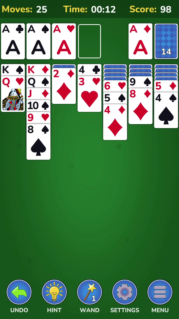 Klondike Classic (1 or 3 cards) screenshot 5