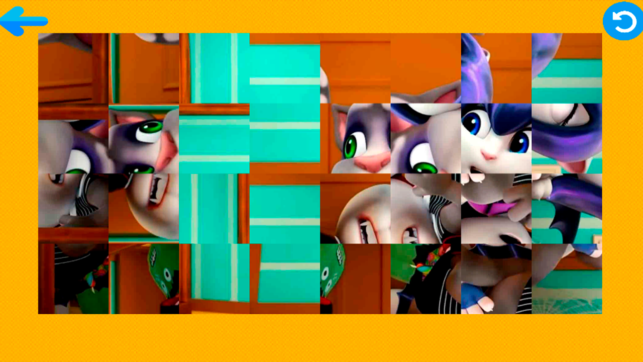 Talking Tom - super puzzle screenshot