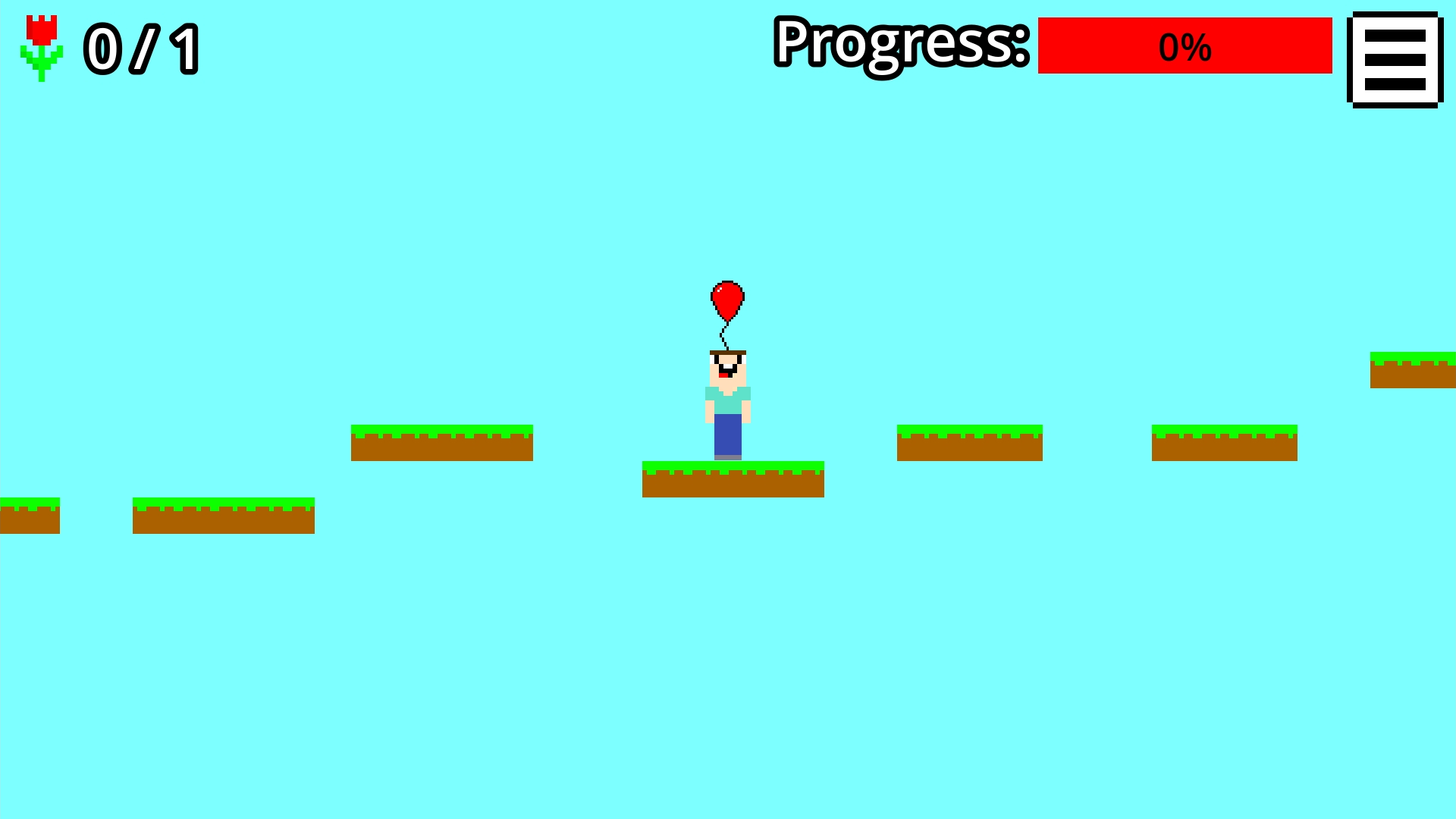 Noob Parkour 2D - Bring the Flower — screenshot 2