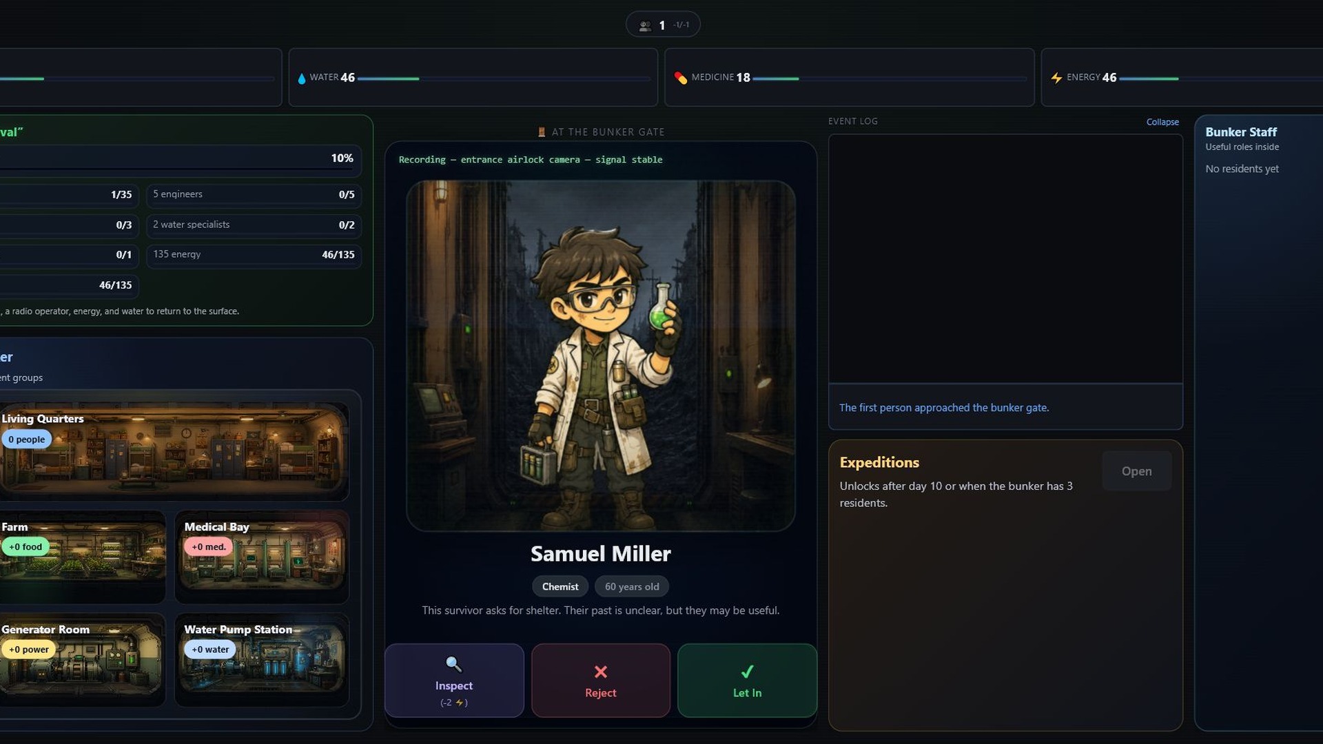 Who gets into the bunker? — screenshot 1