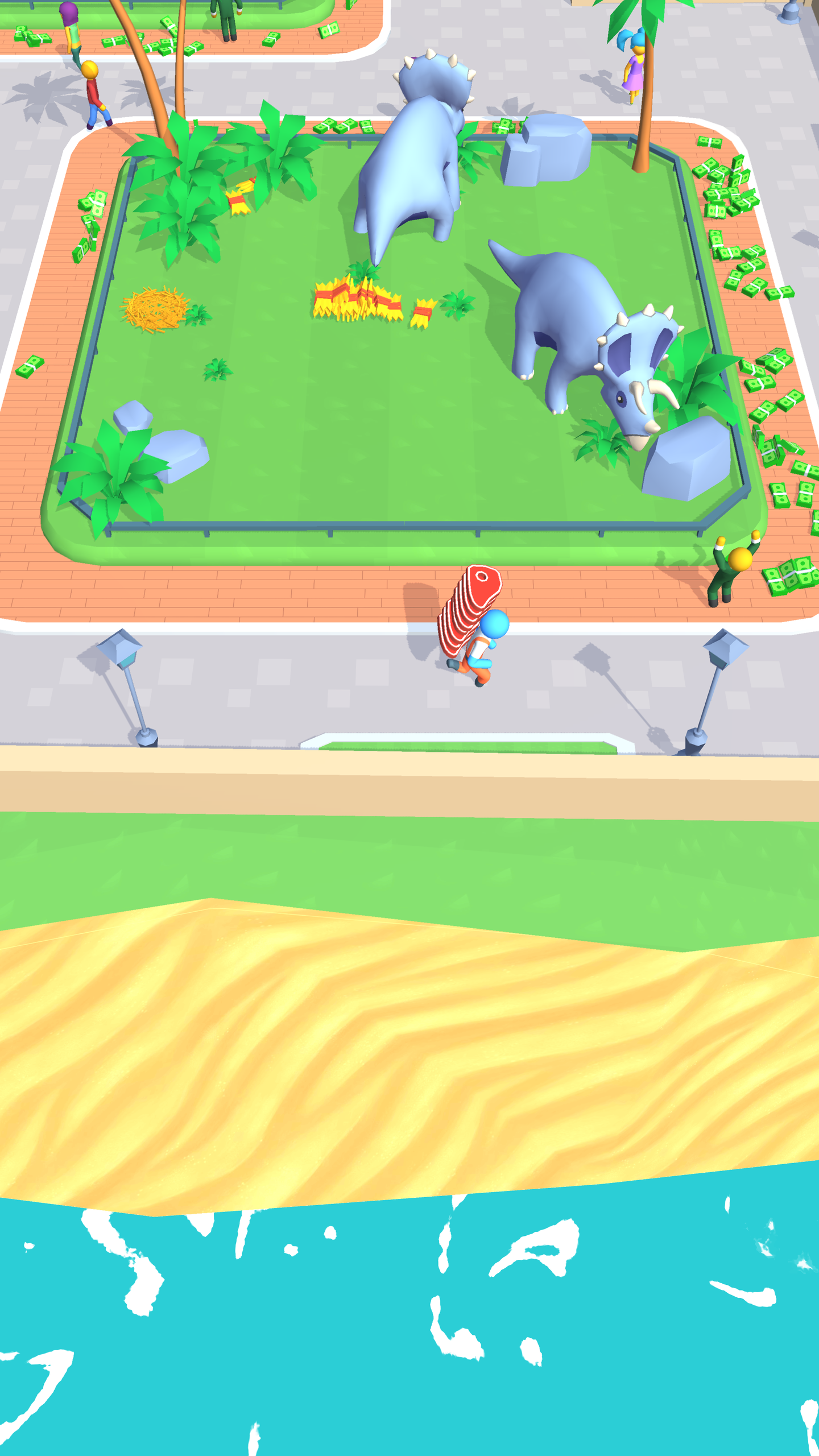 Jurassic Park: Dino Island and Farm Idle Tycoon 3D screenshot 20
