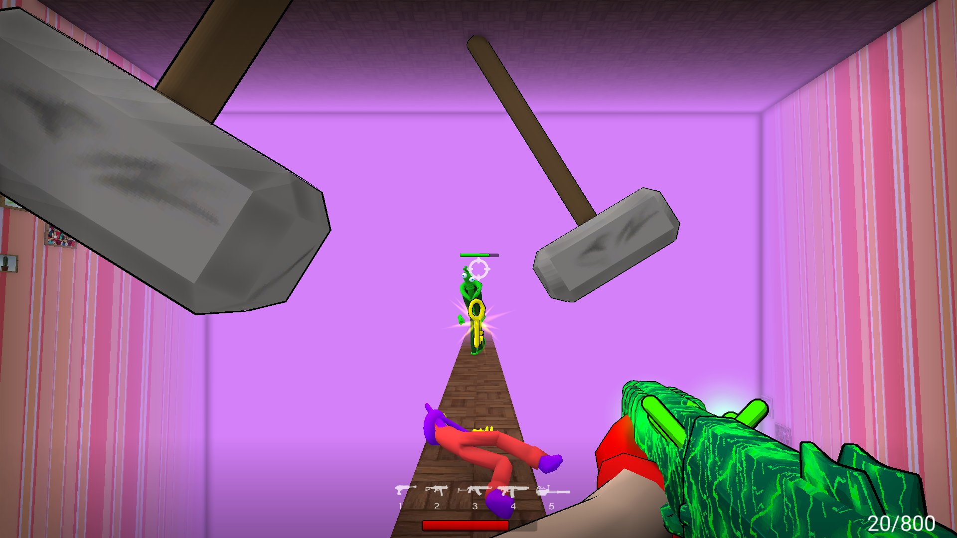 Obby Invasion at the Digital Circus. Shooter! screenshot
