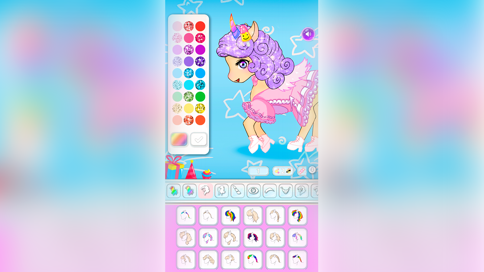 Chibi Unicorn Dress Up screenshot
