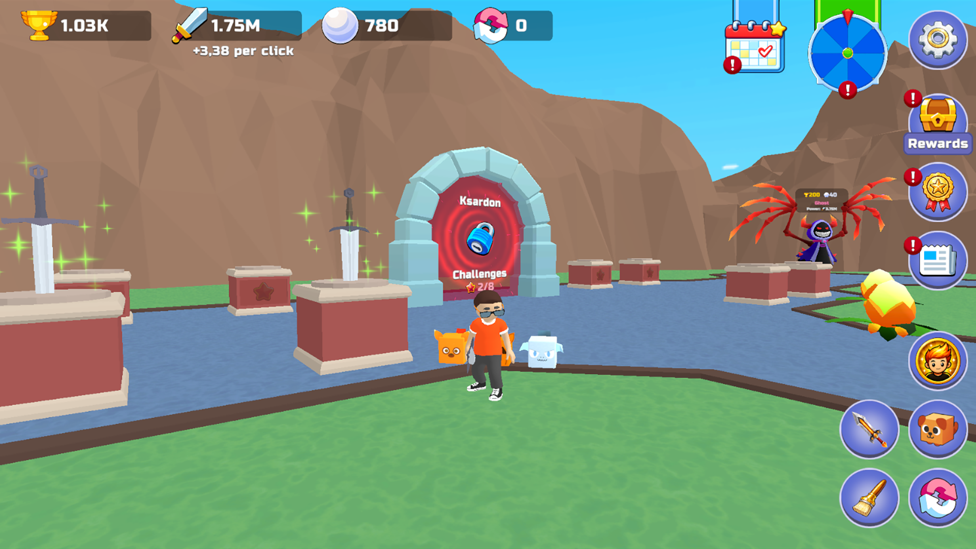 Obby: Sword Hero Adventure — screenshot 2