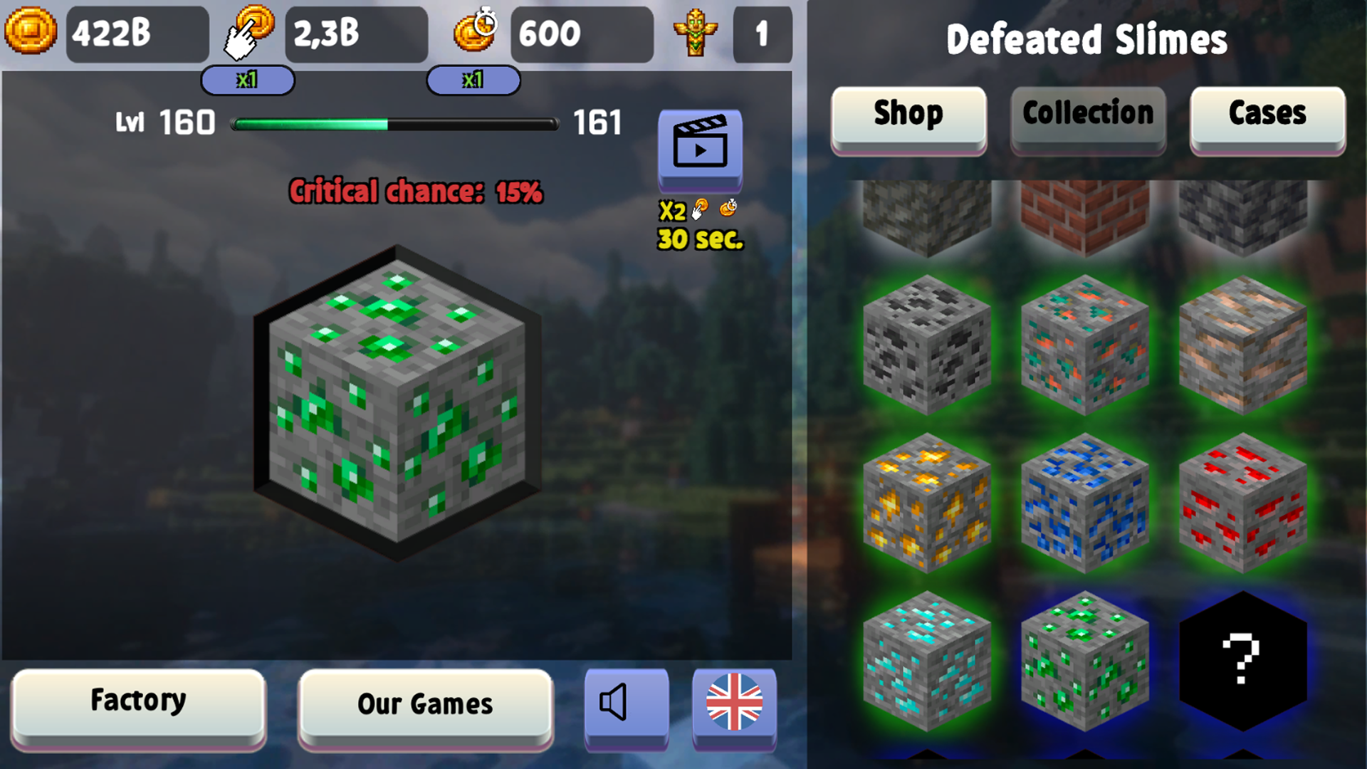 Block mining stimulation clicker — screenshot 2