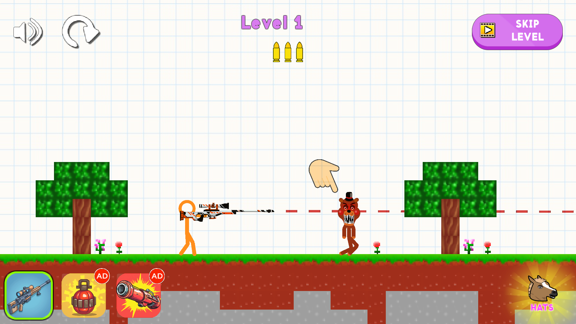Sniper Stickman vs Fnaf & Huggy screenshot
