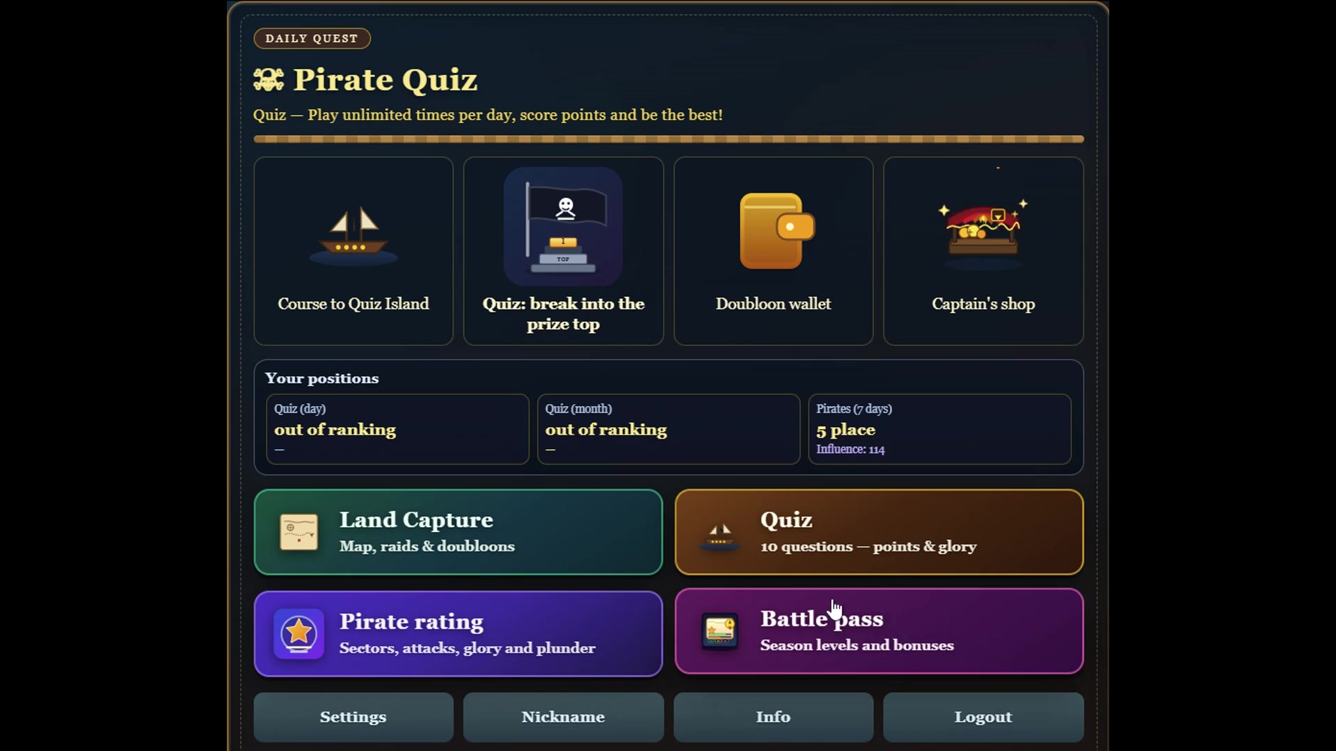 Pirate Quiz — screenshot 3