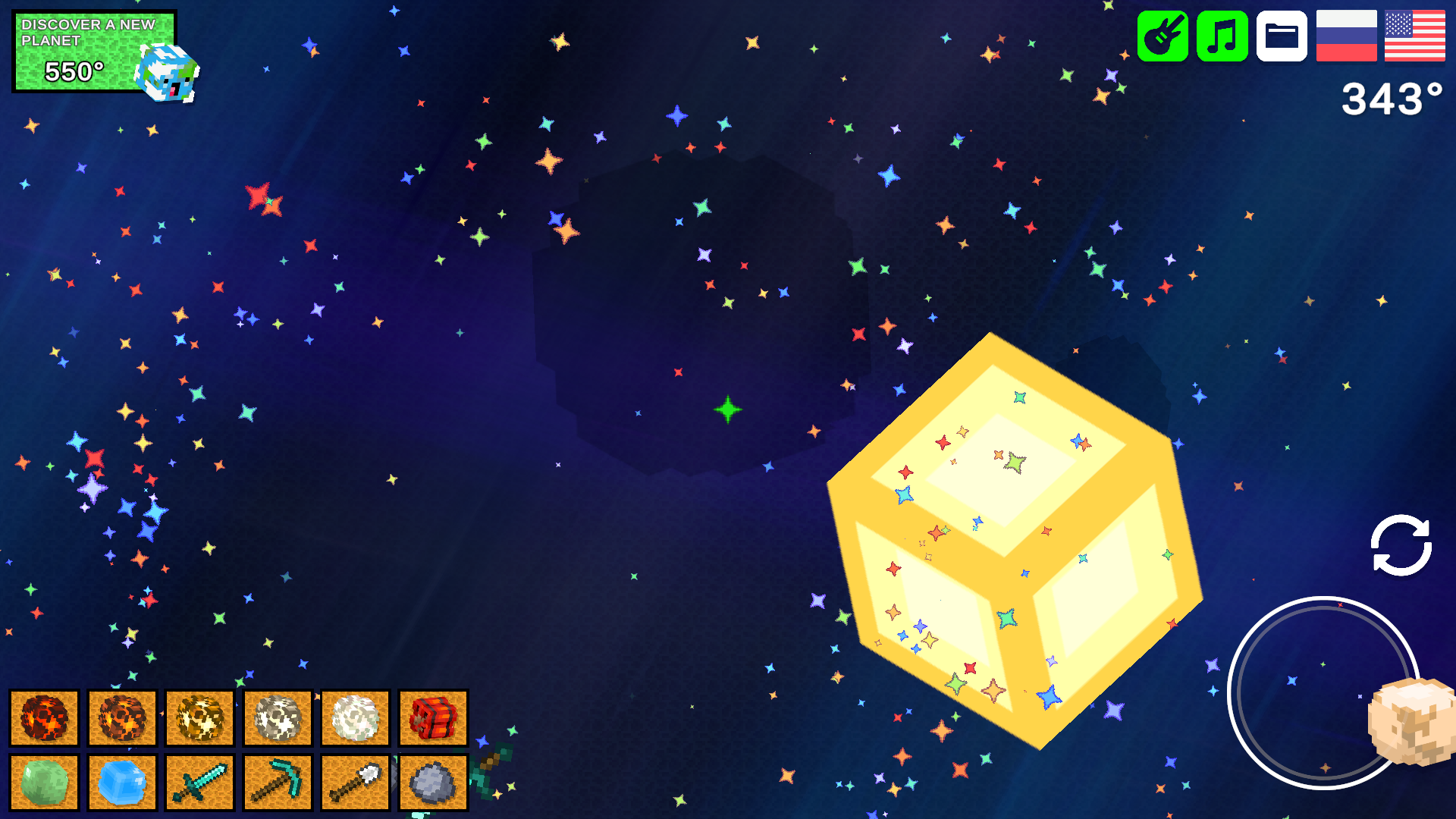 Unlock All Planets in Playground by Mine! screenshot 4