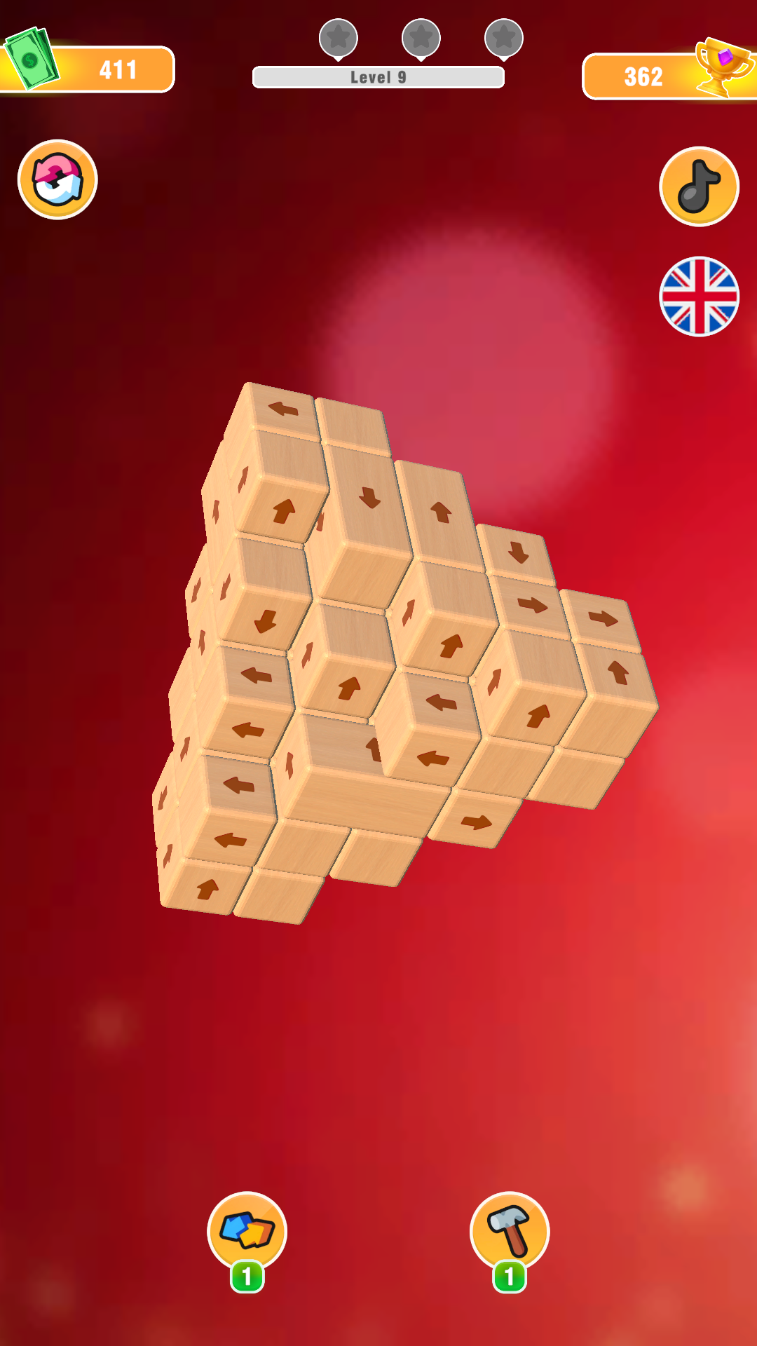 Tap Away Cube With Arrows screenshot 4