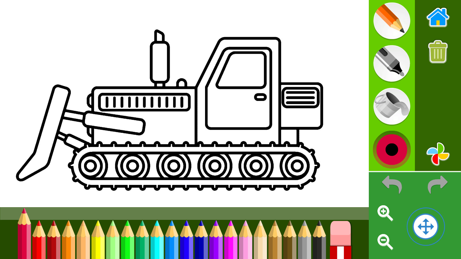 Раскраска - транспорт и автомобили — screenshot 3