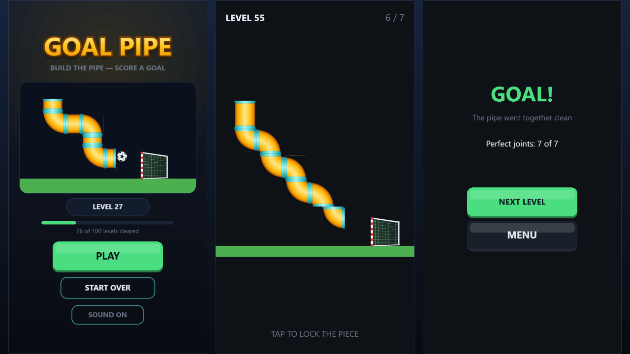 Goal Pipe — screenshot 1