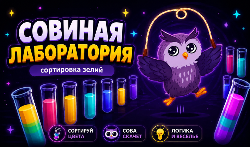 Совиная лаборатория: сортировка зелий game cover