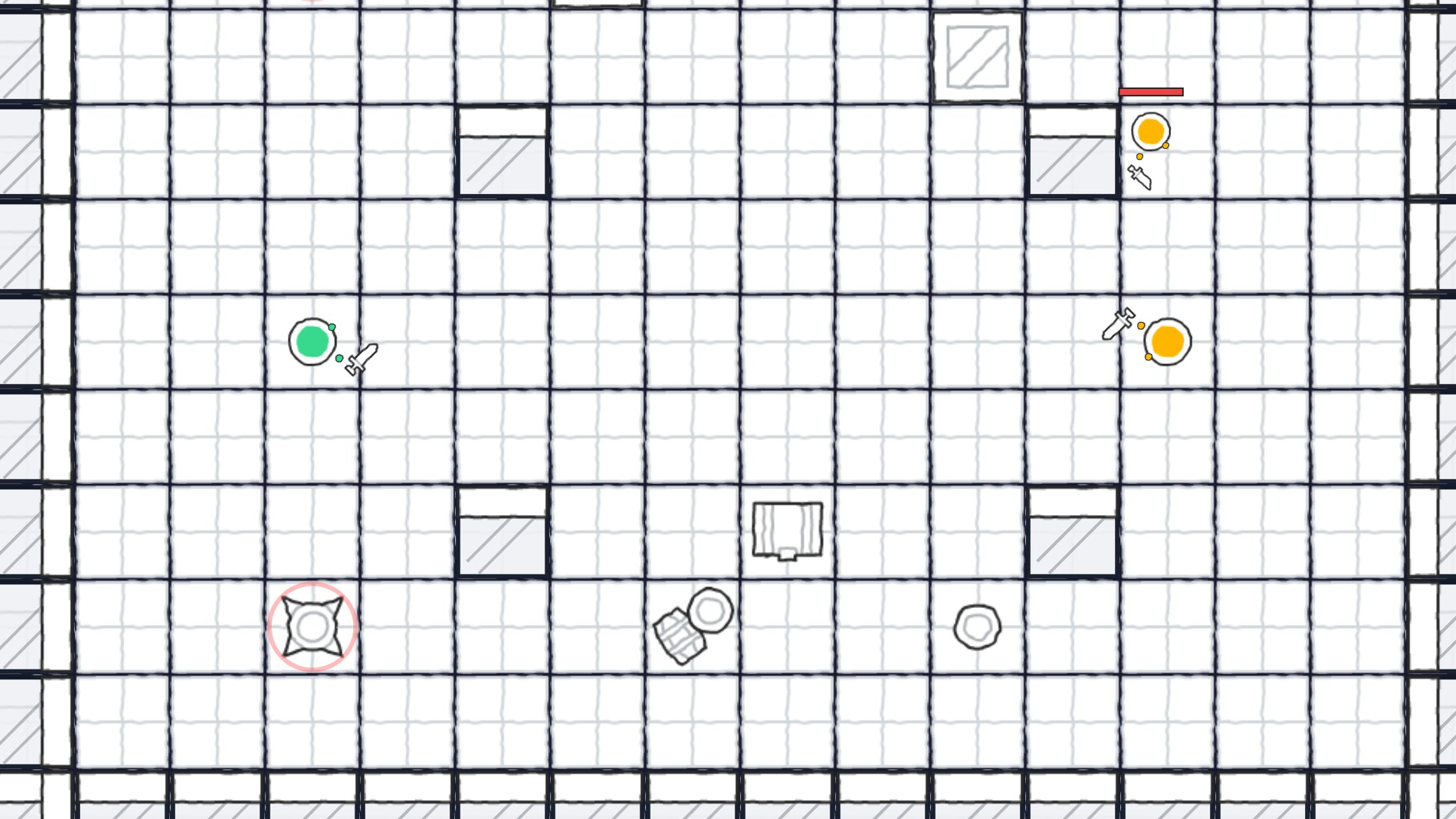 Скриби защита: игра на двоих — screenshot 1