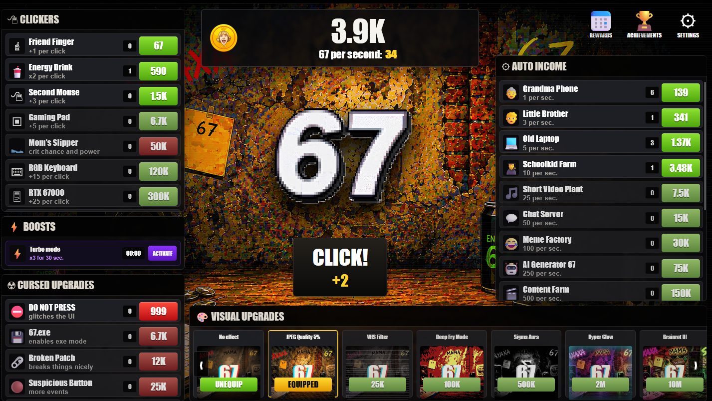 67 Meme Clicker — screenshot 2